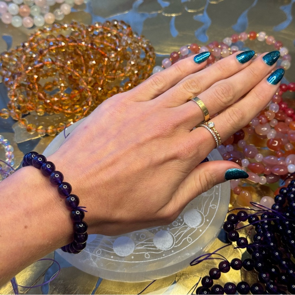 Brazilian Amethyst Bracelet 🦄 AMB - Picture 4 of 4